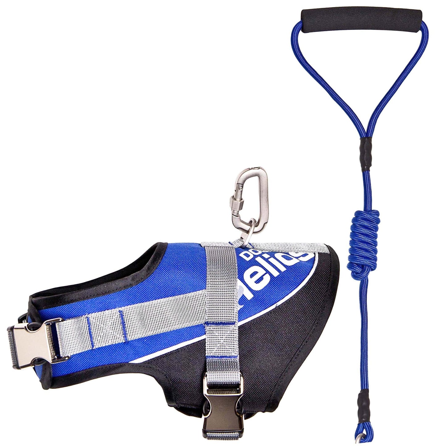 Dog Helios ® 'Bark-Mudder' 2-in-1 Reflective and Adjustable Sporty Dog Harness and Leash