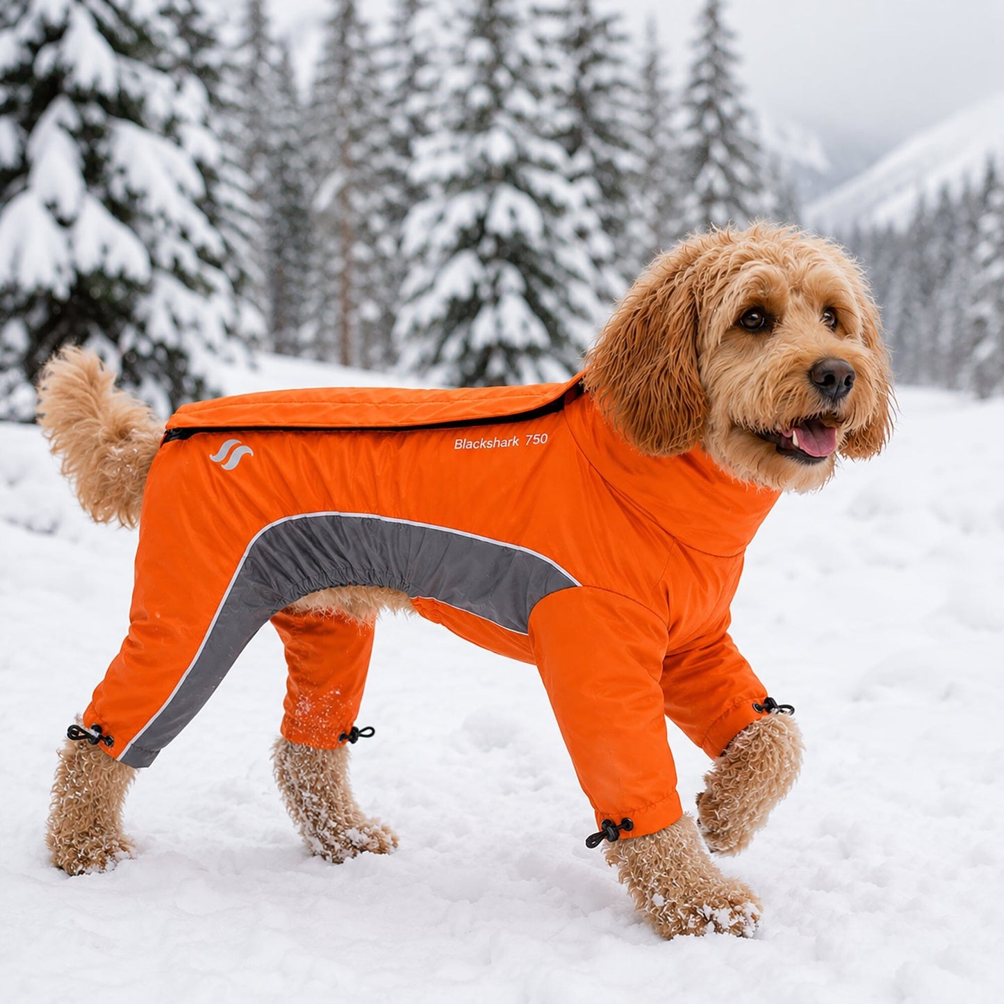 Dog Helios ® Blizzard Full-Bodied Adjustable and 3M Reflective Dog Jacket