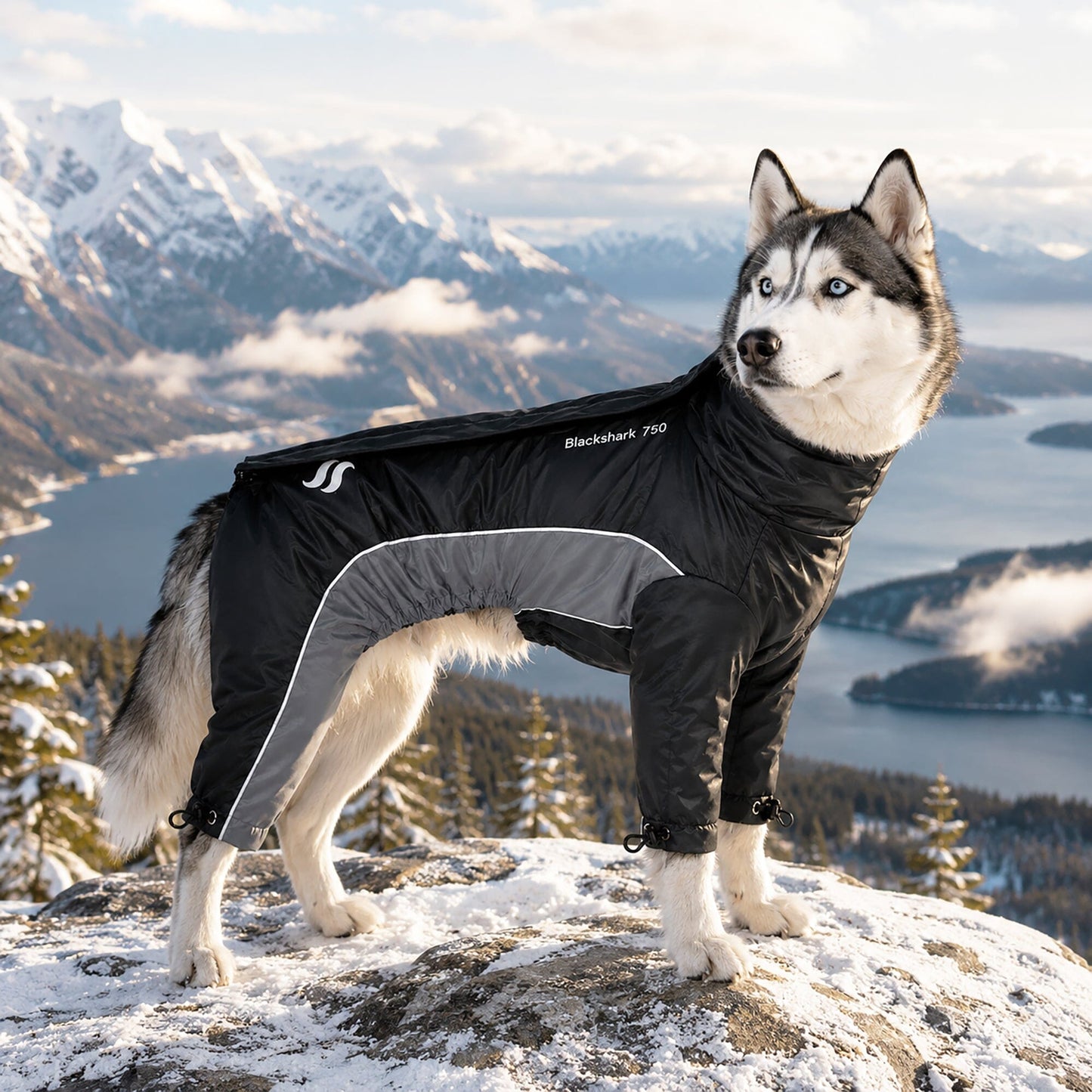 Dog Helios ® Blizzard Full-Bodied Adjustable and 3M Reflective Dog Jacket