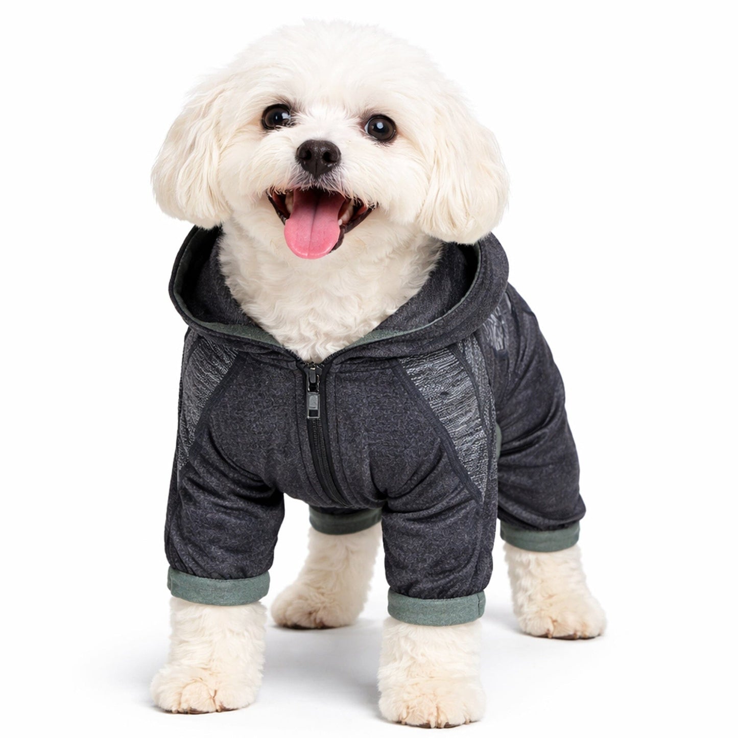 Dog Helios ® 'Namastail' Lightweight 4-Way-Stretch Yoga Performance Dog Tracksuit Hoodie