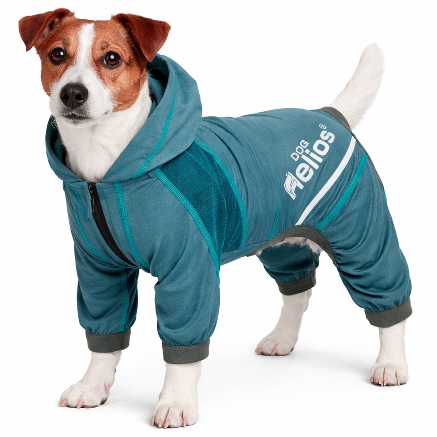 Dog Helios ® 'Namastail' Lightweight 4-Way-Stretch Yoga Performance Dog Tracksuit Hoodie