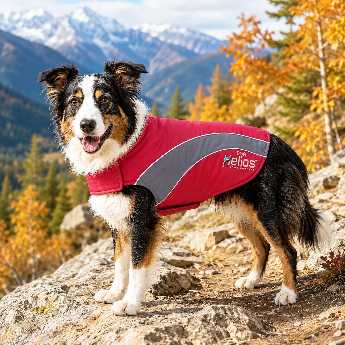 Dog Helios ® Octane Reflective Soft-Shell Neoprene Performance Dog Coat