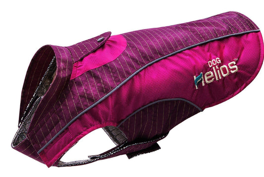Dog Helios ® 'Reflecta-Bolt' Tri-Hook-and-Loop Waterproof Performance Dog Coat - Detail Angle 2 | Majestic Pet Kingdom