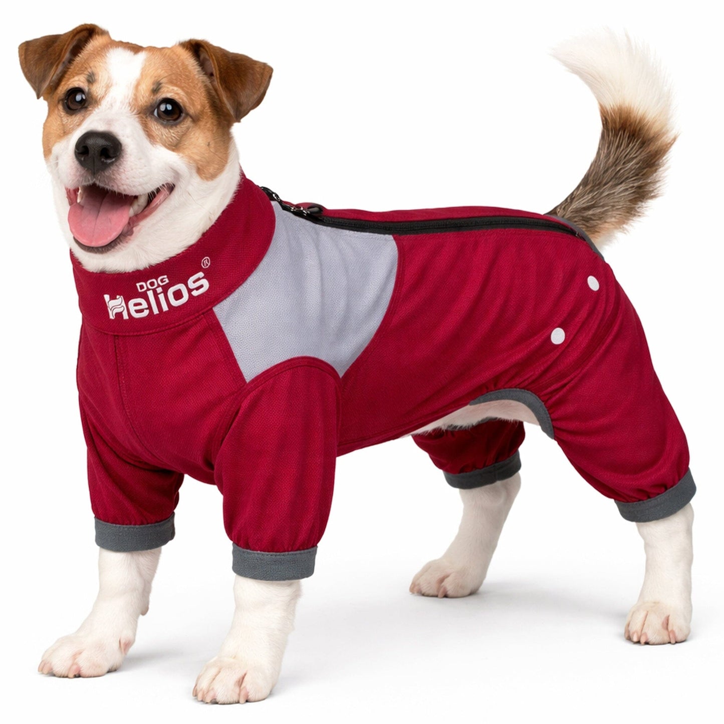 Dog Helios ® 'Tail Runner' Lightweight 4-Way-Stretch Breathable Yoga Dog Tracksuit