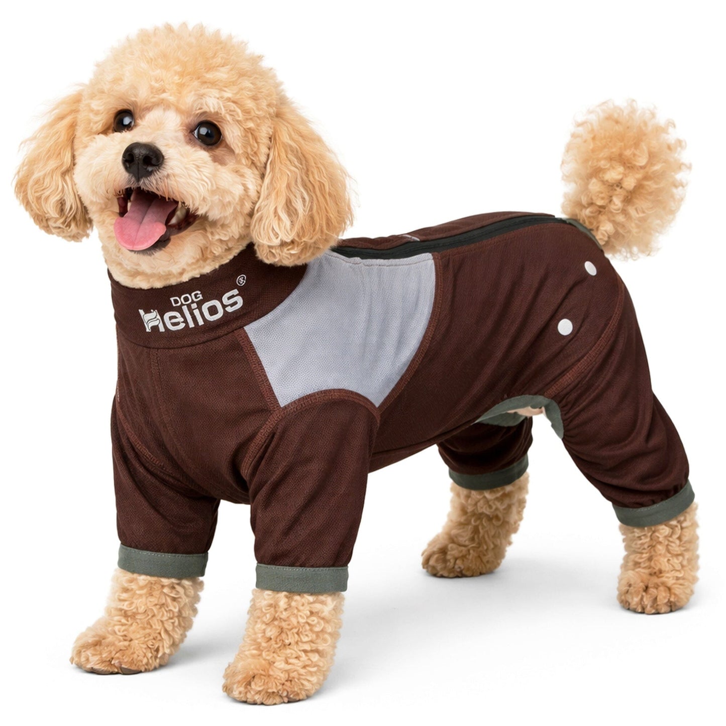 Dog Helios ® 'Tail Runner' Lightweight 4-Way-Stretch Breathable Yoga Dog Tracksuit
