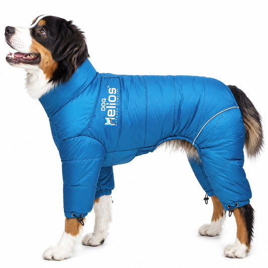 Dog Helios ® Thunder-crackle Adjustable and Reflective Full-Body Waded Winter Dog Jacket - Main Feature View | Majestic Pet Kingdom