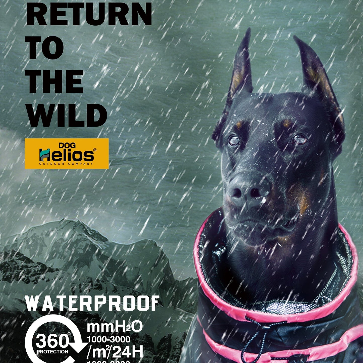 Dog Helios ® Weather-King Ultimate Windproof Full Body Winter Dog Jacket