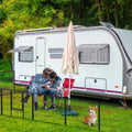 16 Panel 24/32/40 Inches Height Dog Playpen with Lock and Large Door - Majestic Pet Kingdom