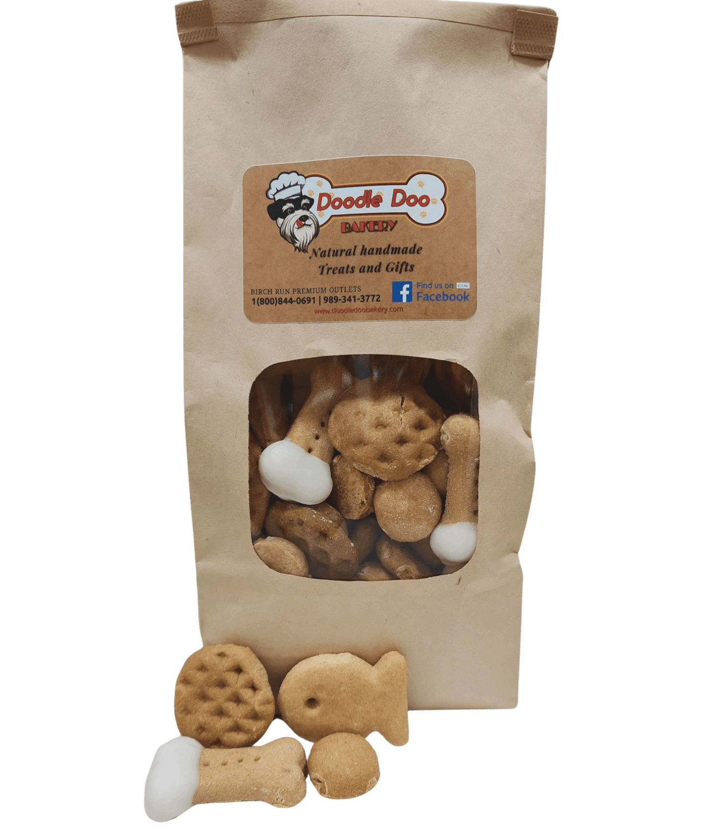 Dog Treats Homemade Variety Mix Snack Party Bag 16oz Pouch