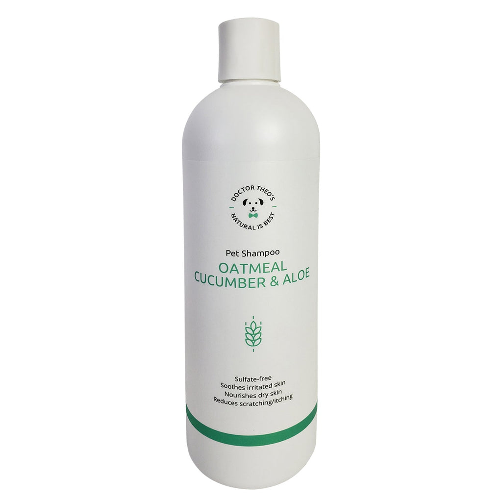 Dr. Theo's Oatmeal, Cucumber & Aloe Dog Shampoo (16 oz)