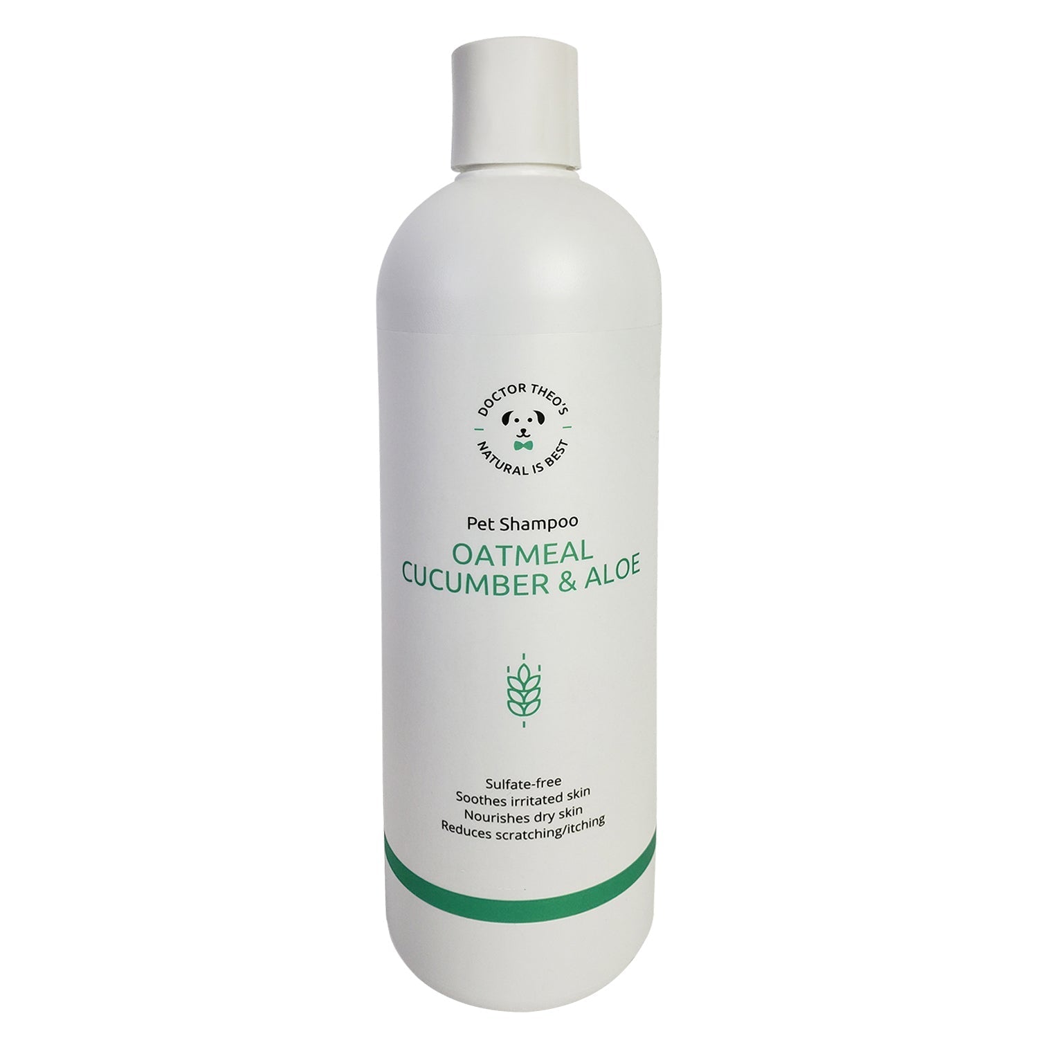Dr. Theo's Oatmeal, Cucumber & Aloe Dog Shampoo (16 oz)