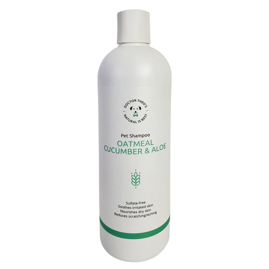 Dr. Theo's Oatmeal, Cucumber & Aloe Dog Shampoo (16 oz)