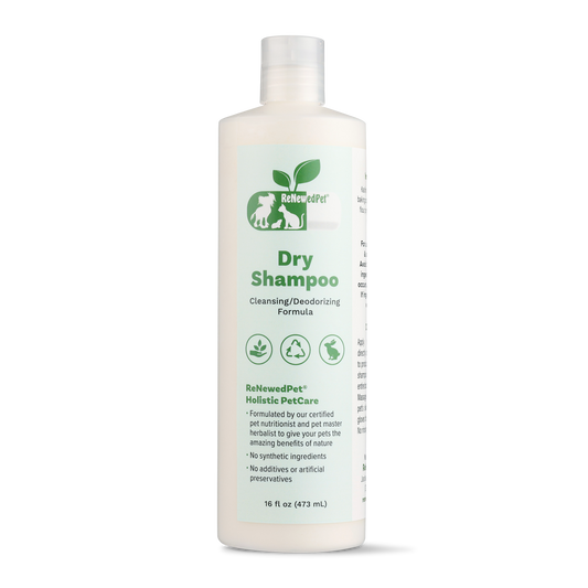 No-Rinse Waterless Dry Shampoo Powder Spray for Dogs & Cats