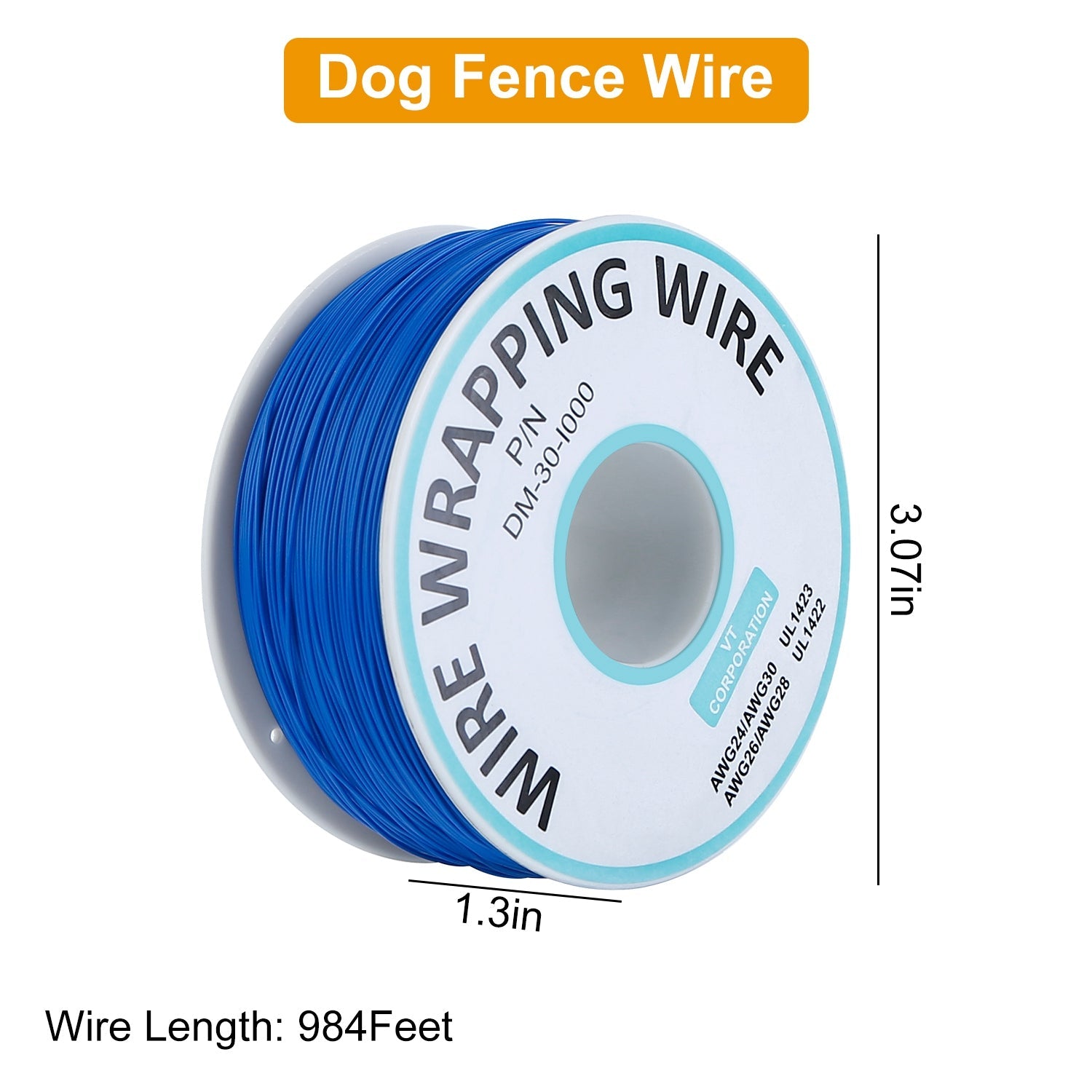 984 Feet 0.2in Dog Fence Wire Aluminum Boundary Wire for GPCT2529 Dog Fence System | Purrfect Pet Kingdom