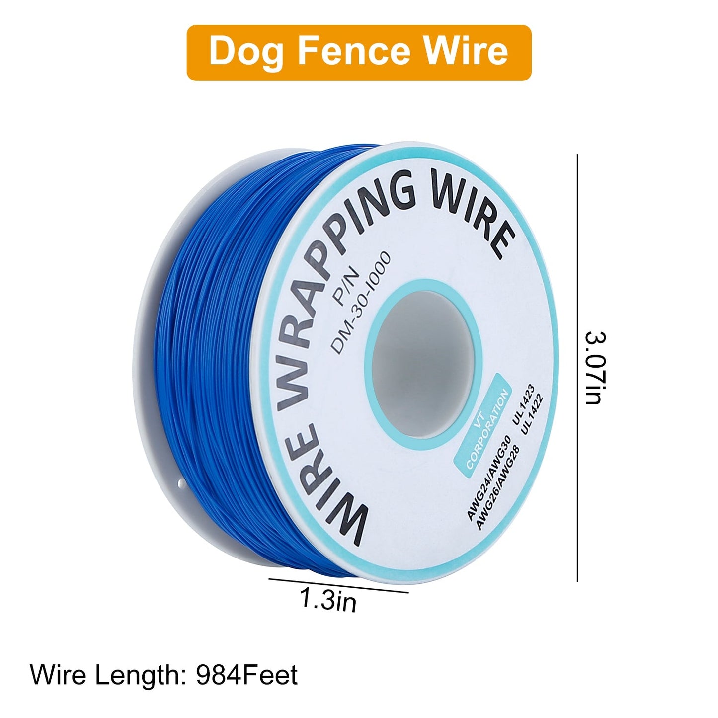 984 Feet 0.2in Dog Fence Wire Aluminum Boundary Wire for GPCT2529 Dog Fence System | Purrfect Pet Kingdom