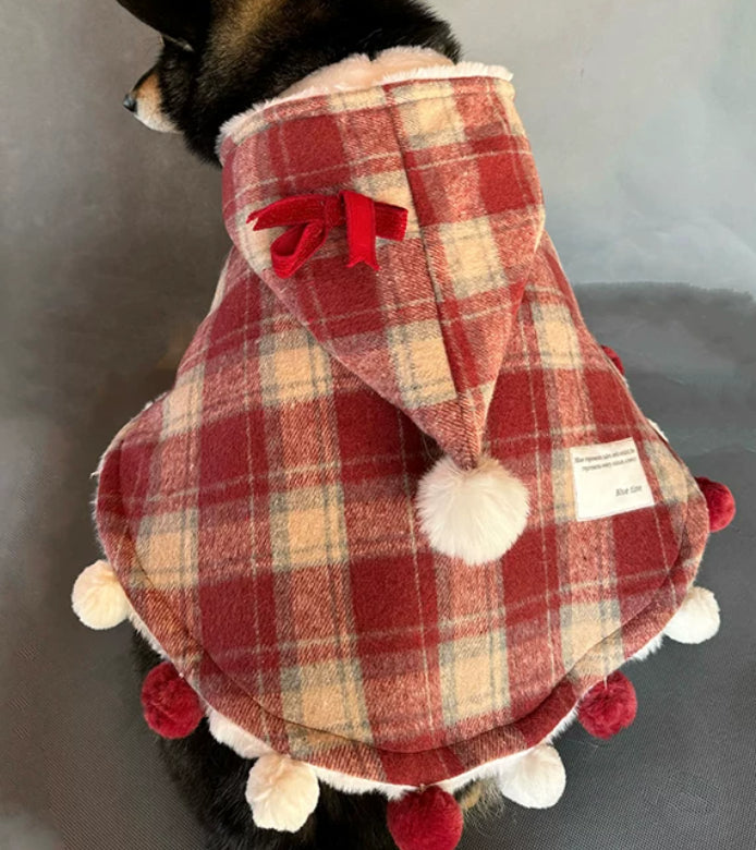 Dog Coat Large Breed Winter Fleece-Lined Padded Cotton Jacket - Detail Angle 6 | Majestic Pet Kingdom