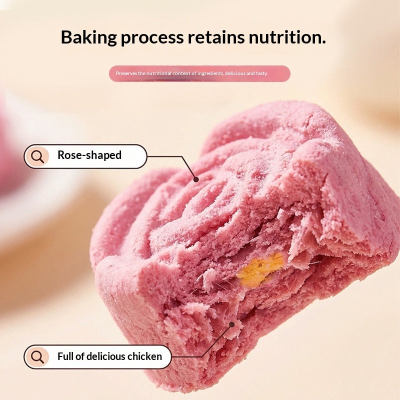 Freeze-Dried Cranberry And Rose Biscuits Cat Treats