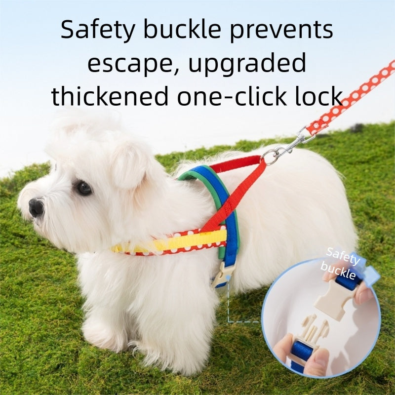 Dog Harness Leash Set No-Pull Walking Chest Strap | Purrfect Pet Kingdom