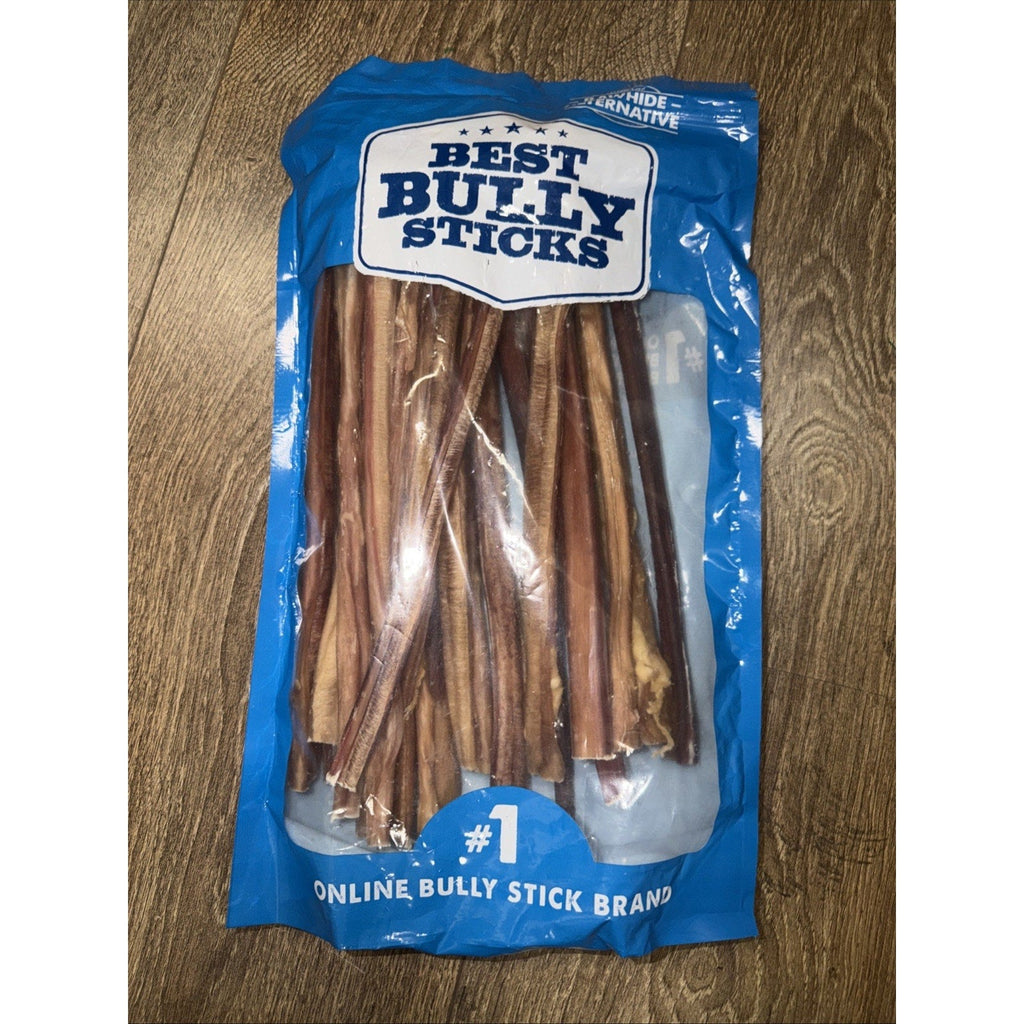 Best Bully Sticks 12-Inch Odor-Free Dog Chews, 24 Count Bulk Pack