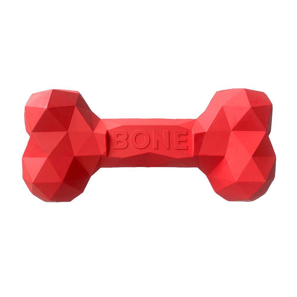 Pet Dog Teeth Grinding Bite Resistant Rubber Bone Toy - Majestic Pet Kingdom