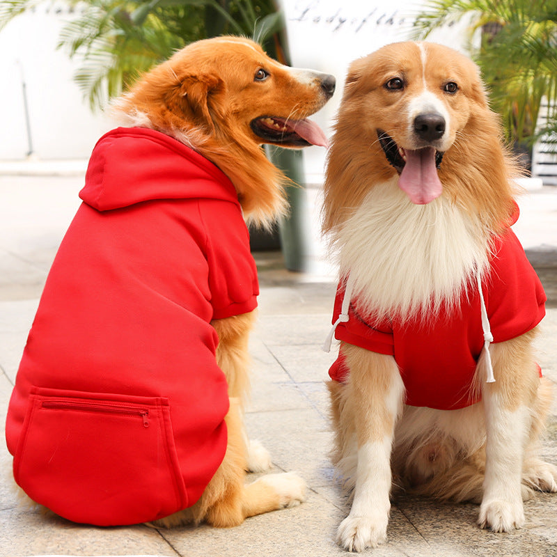 Fashion Pet Dog Simple Zipper Pocket Sweater - Majestic Pet Kingdom