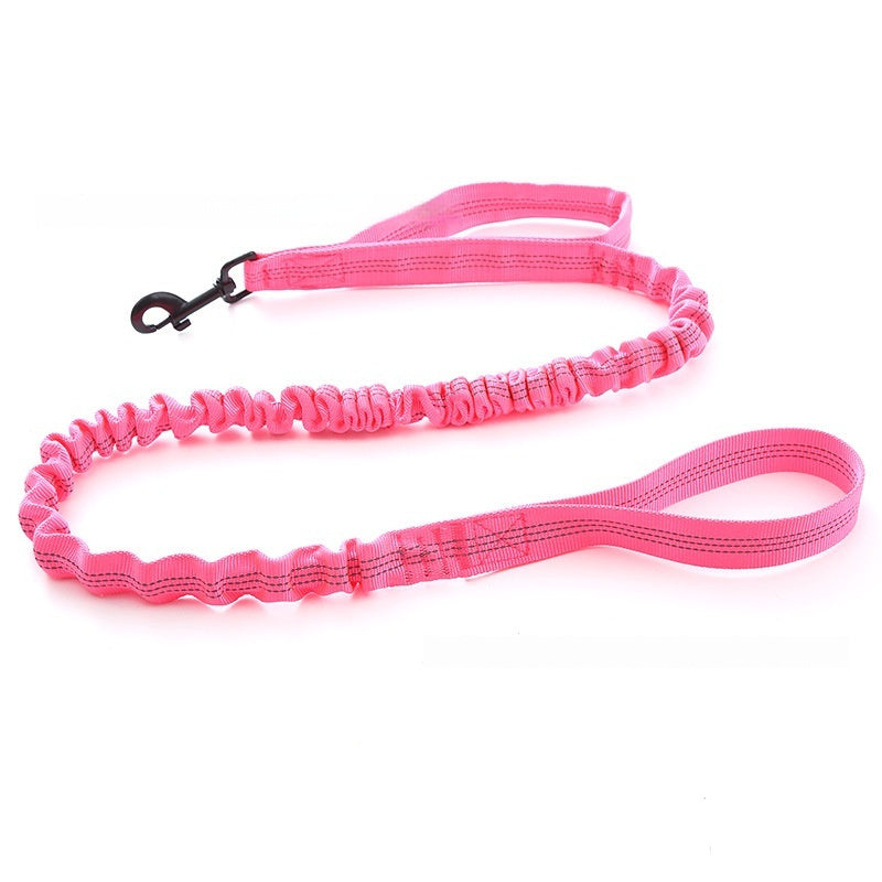 Dog Leash Retractable Elastic Bungee Reflective Lead Strap