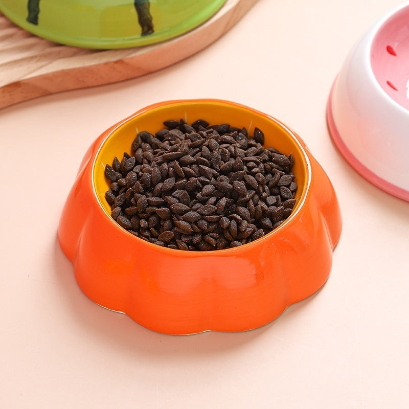 Cat Bowl Ceramic Drinking Water Non-slip Anti-tumble - Majestic Pet Kingdom