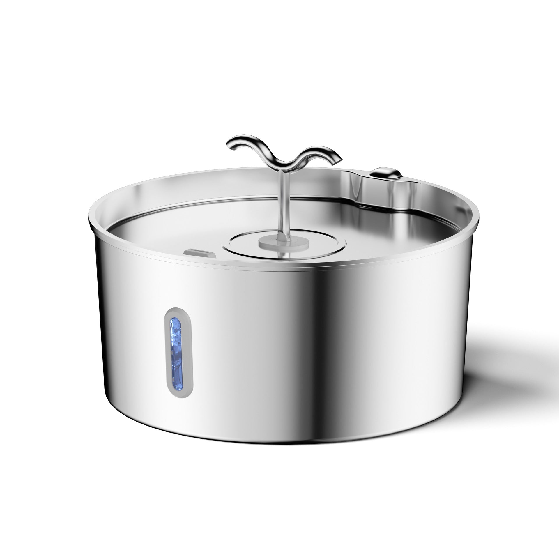 Dog Bowl 7L Stainless Steel Anti-Wet Mouth Floating Feeder Dish - Detail Angle 4 | Majestic Pet Kingdom