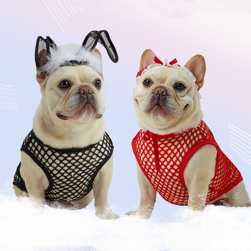 Hollow Mesh Dog Vest Clothing - Majestic Pet Kingdom