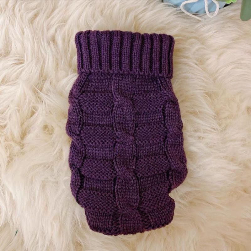 Cat Clothes Cat Pet Supplies Autumn Winter Knitted Sweater Cute Net Red - Majestic Pet Kingdom