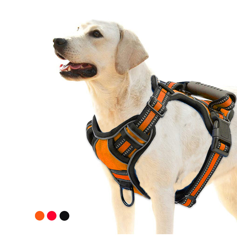 Dog Harness No Pull Breathable Reflective Pet Harness Vest Ergonomic | Majestic Pet Kingdom™