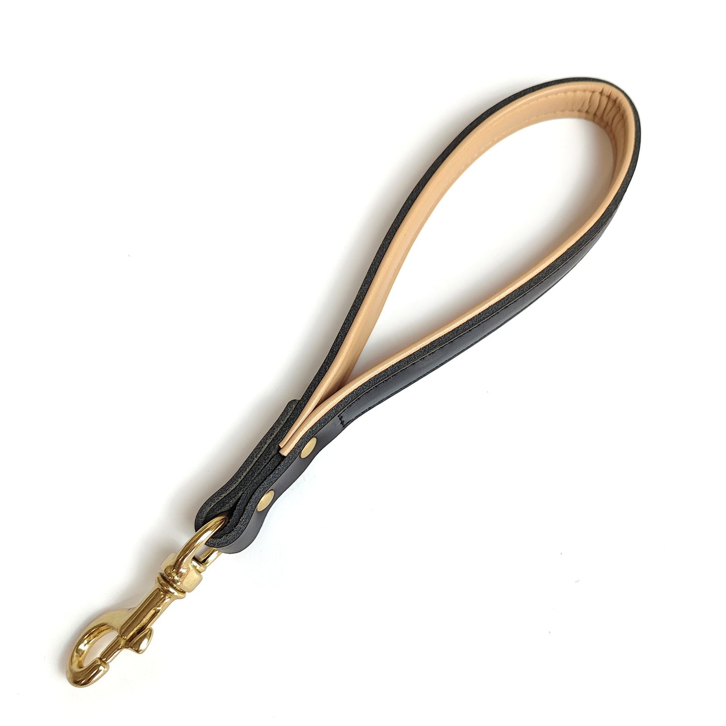 Dog Leash Real Cowhide Genuine Leather Hand Lead for Walks