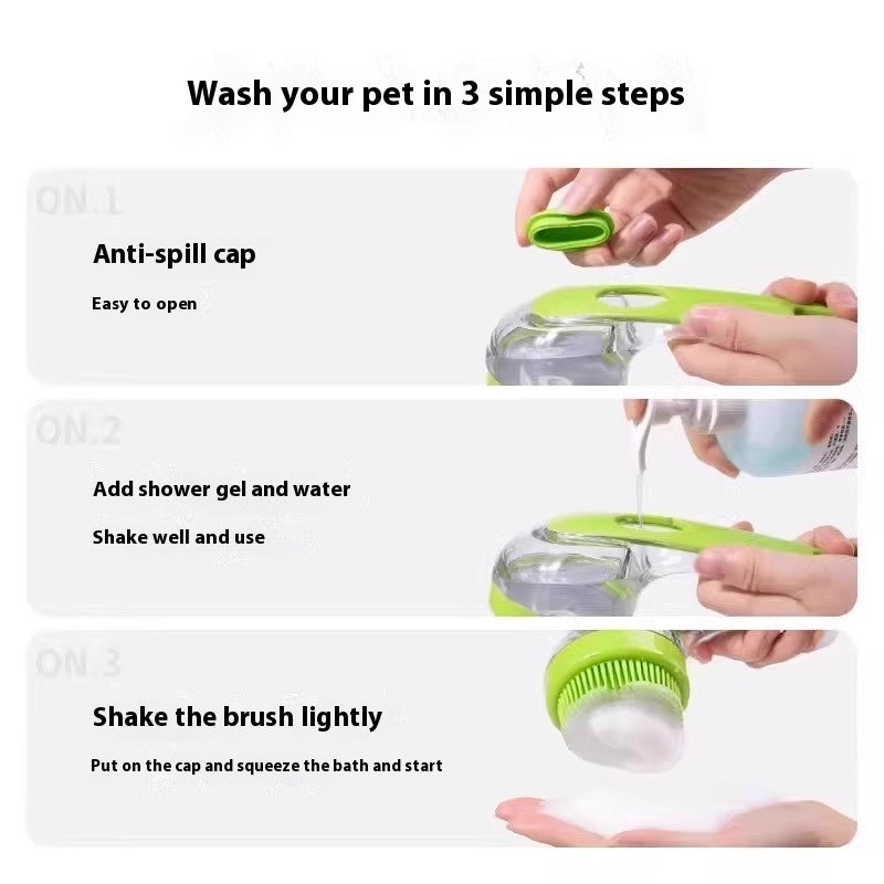 Silicone Massage Bath & Grooming Pet Brush