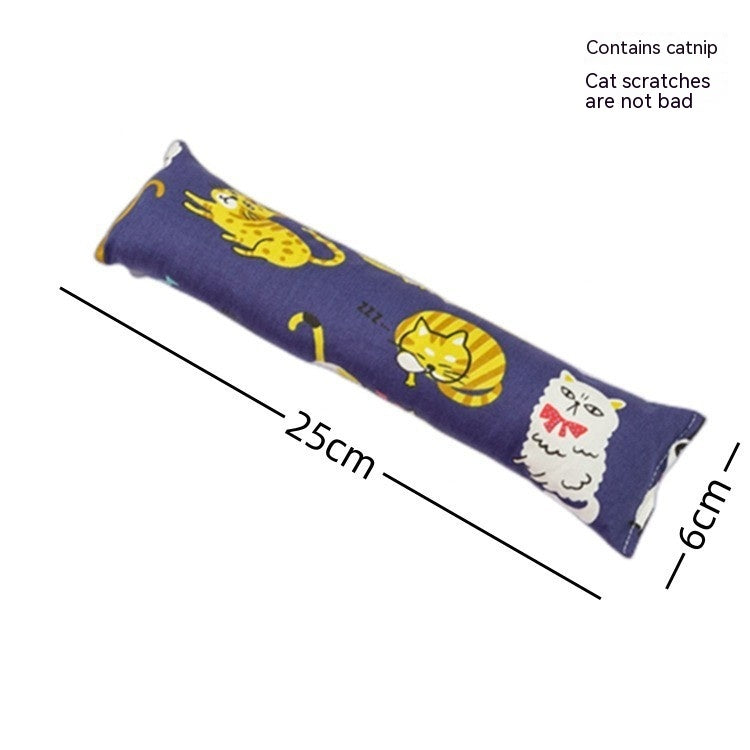 Creative Catnip Pillow Cat Teaser Toy Cat Pillow Pet Supplies Bite Grinding Claw Cross-border Amazon Hot