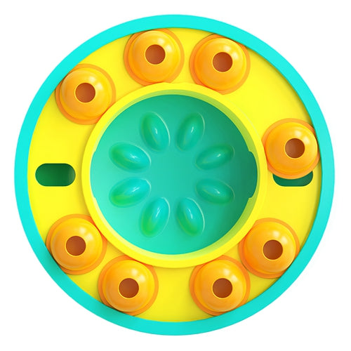 Dog Puzzle Toy Interactive Slow Feeder Treat Dispenser Dish - Main Feature View | Majestic Pet Kingdom