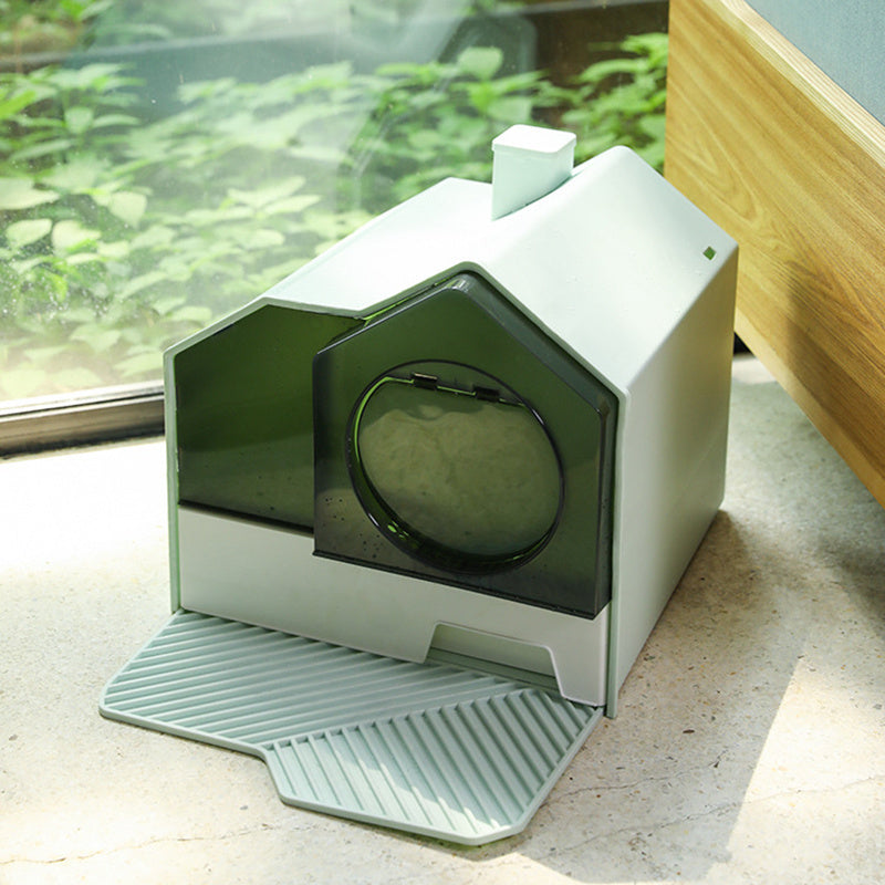 Cat Litter Box Odor-Proof Fully Enclosed Drawer Basin