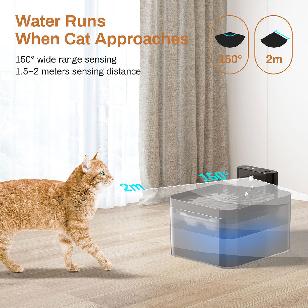 Stainless Steel USB Smart Pet Water Fountain - Majestic Pet Kingdom