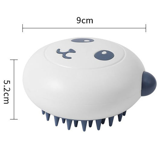 Bathroom Silicone Pet Cat And Dog Shower Soft Bristled Brush Panda Shape Pet Soft Massage Bath Brush Pet Bathing Accessories | Purrfect Pet Kingdom