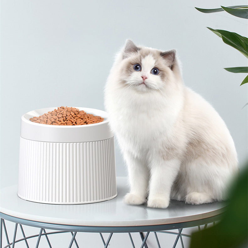 High Leg Neck Protection Large Capacity Anti-tumble Cat Bowl - Majestic Pet Kingdom