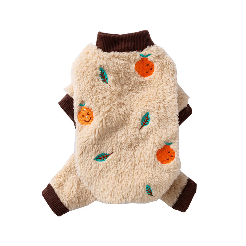 Wholesale Of Dog Clothes, Autumn And Winter Warm Four-legged Clothes, Small And Medium-sized Dog Teddy Bichon Frise Fleece Clothes, And Cat Pet Clothing - Majestic Pet Kingdom