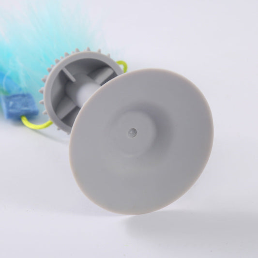 Pet Toys Relaxation Double Haired Prick Head Suction Cup Cat Toy Plastic Grinding Teeth Cat Toy Cat Toy Wand
