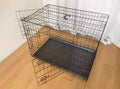 Foldable Heavy Duty Metal Dog Cage & Crate