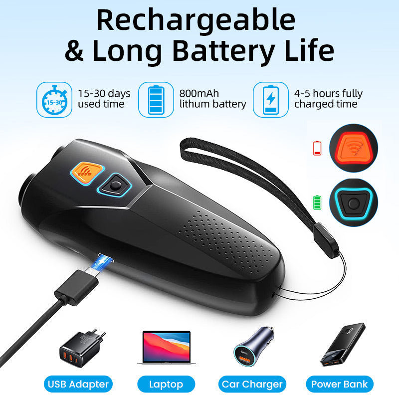 Ultrasonic Portable Outdoor Anti-dog Bite High-power Electronic Dog Repeller - Majestic Pet Kingdom