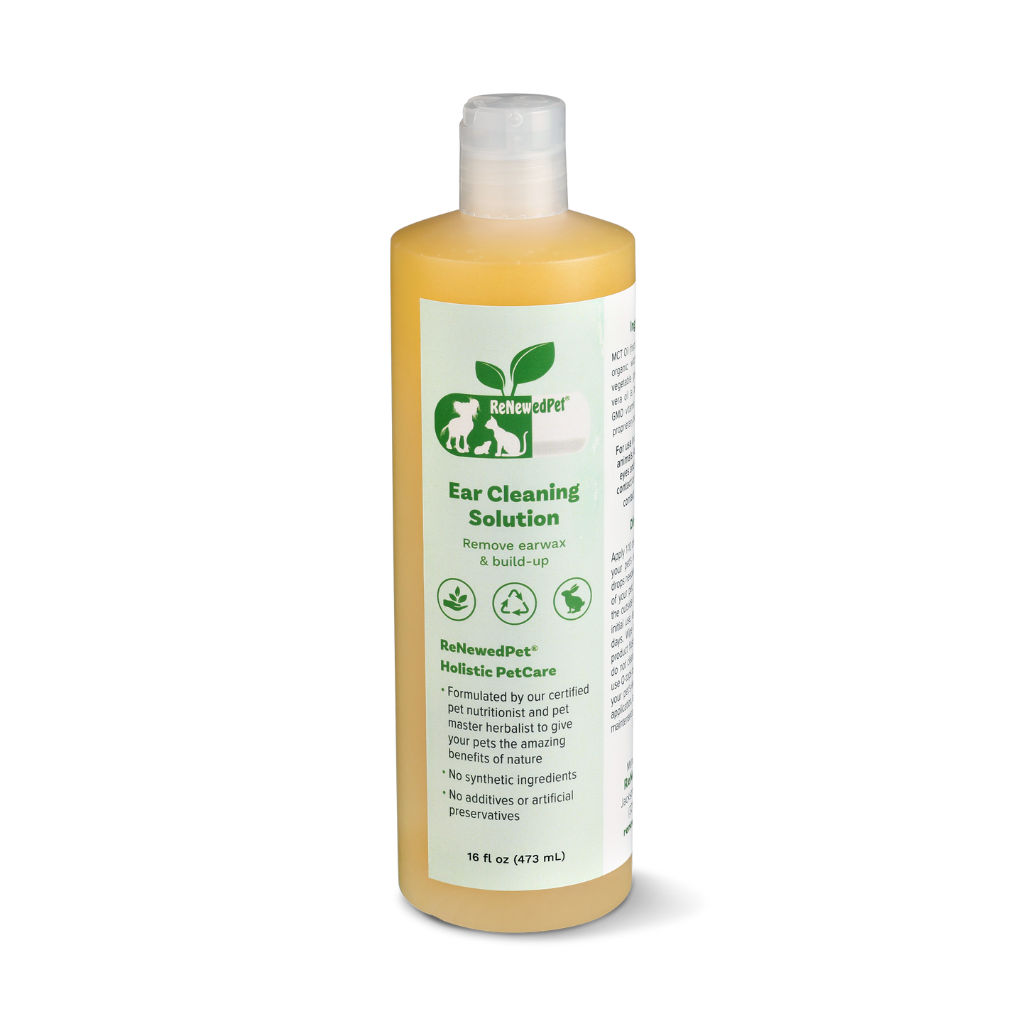 Natural Soothing Ear Cleaning Drops for Dogs & Cats