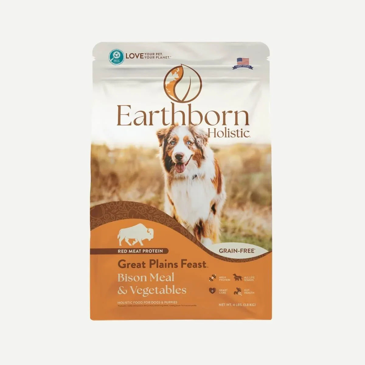 Dog Food Earthborn Grain Free Great Plains Feast Bison