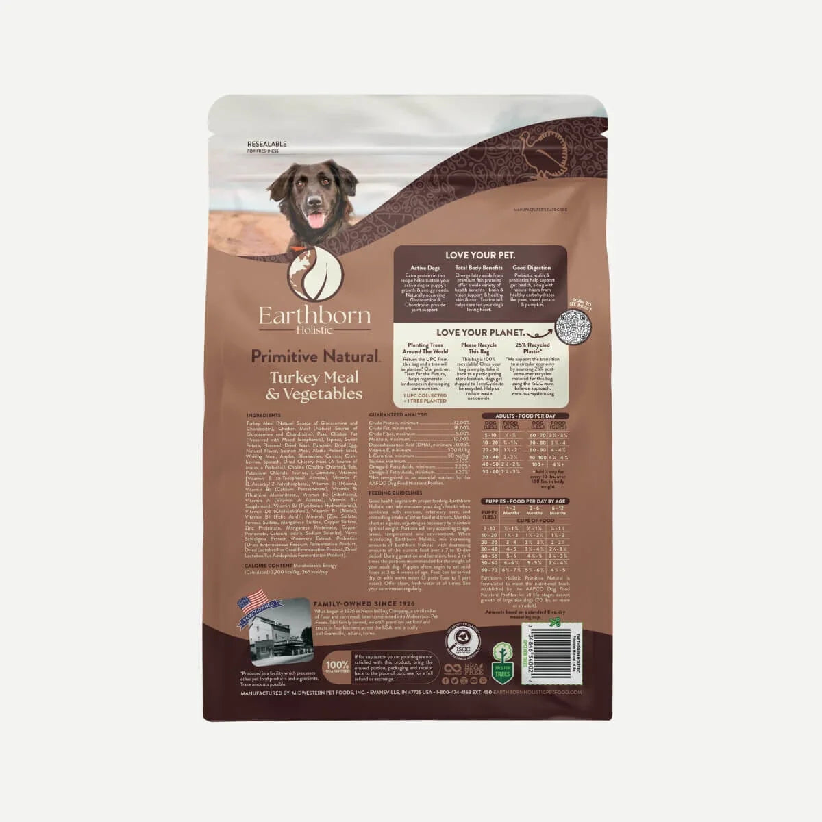 Dog Food Earthborn Grain Free Primitive Natural Dry Kibble