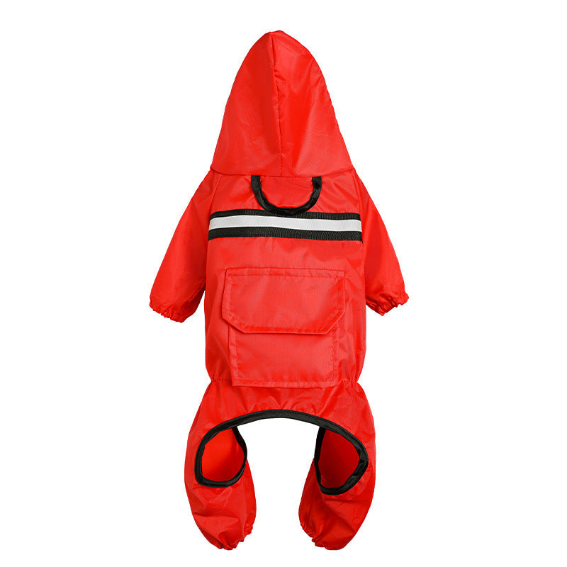 Pet Reflective Raincoat Pet Clothes Pet - Majestic Pet Kingdom
