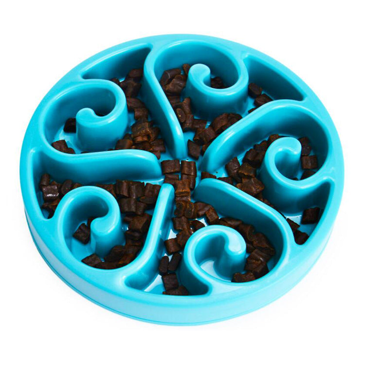 Dog Bowl Slow Feeder Non-Slip Anti-Choking Food Basin Maze Dish - Detail Angle 5 | Majestic Pet Kingdom