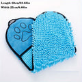 Microfiber Quick-Drying Pet Towel with Pockets - Majestic Pet Kingdom
