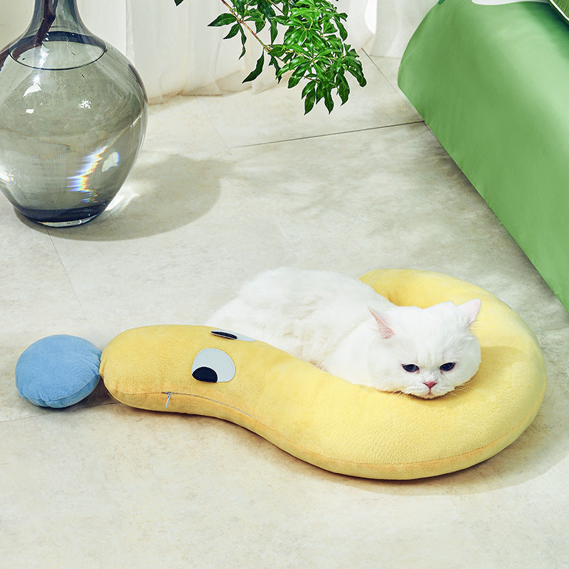 Cat Pillow Universal Four Seasons Pet Sleeping Dog Pillow Dog Cushion Summer Kennel Pad Pet Supplies - Majestic Pet Kingdom